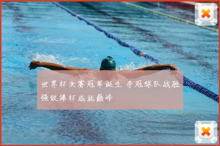 世界杯决赛冠军诞生 夺冠球队战胜强敌捧杯成就巅峰